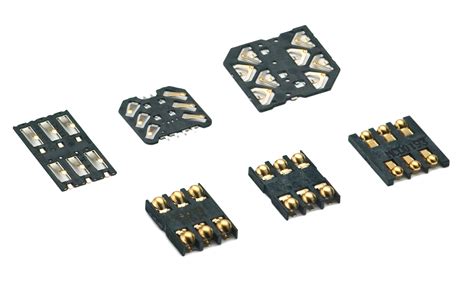 SIM CARD CONNECTORS .